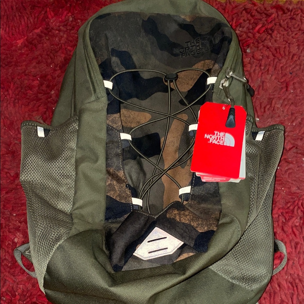 The North Face Jester Men's or Women’s Green, Camouflage Backpack.